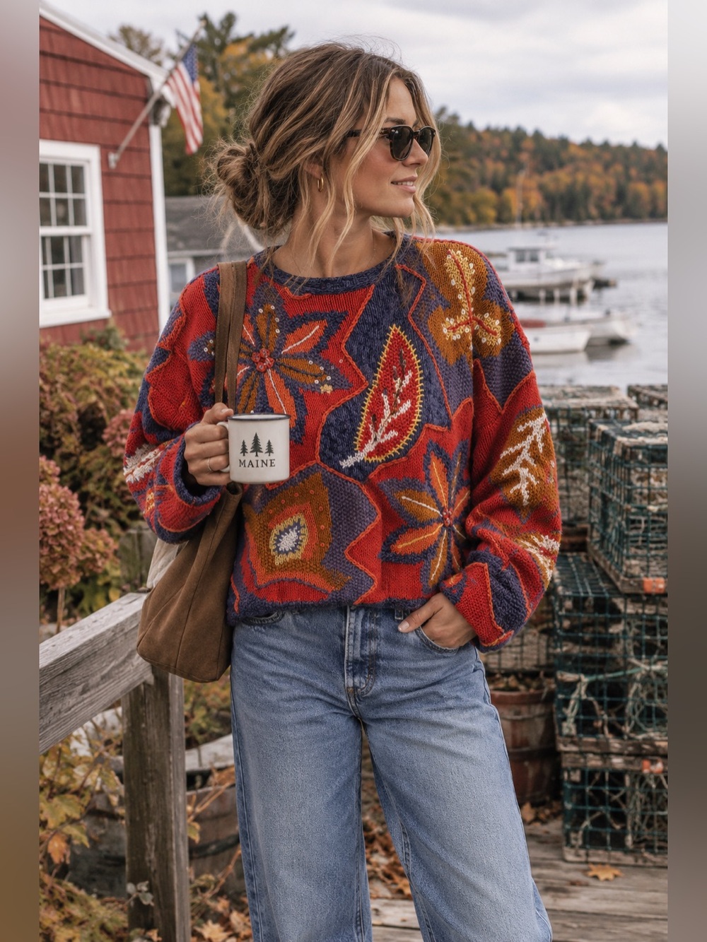 Vintage Fall Chunky Knit Sweater